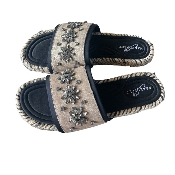 Naked Feet Women’s Size 7 Koyo Desert Moon Espadrilles Sandals - Picture 4 of 6